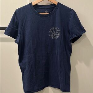 Navy Blue Graphic Tee